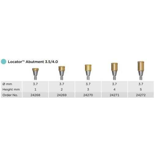 Locator™ Abutment S 3.5/4.0