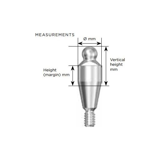 Ball Abutment L 4.5/5.0