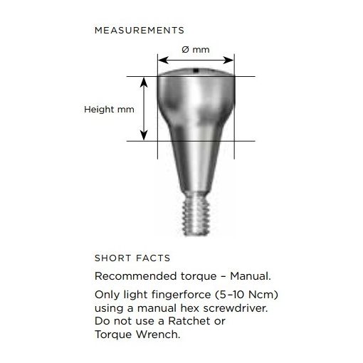 Healing Abutment S 3.5 / 4.0