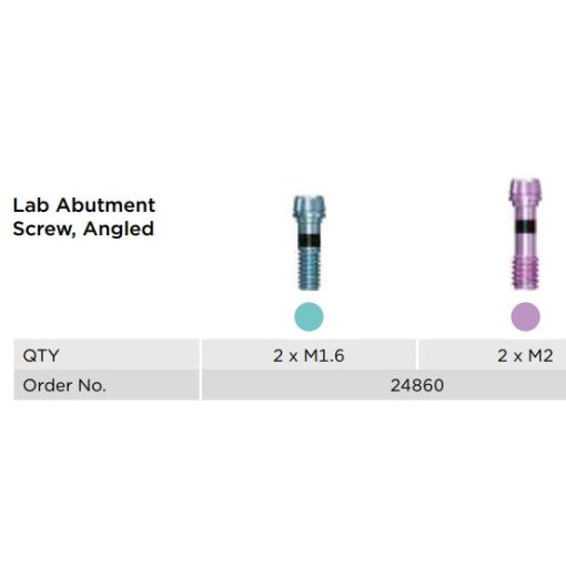 Lab Abutment Screw, Angled