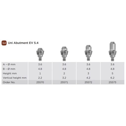 Uni Abutment XL 4.8 EV 