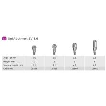 Uni Abutment S 3.6 EV