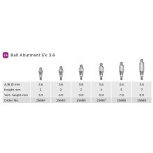 Ball Abutment EV S 3.6 (Ø 3,6mm)