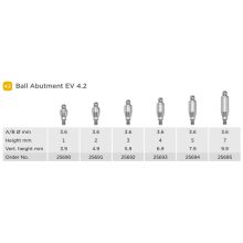 Ball Abutment EV M 4.2 (Ø 3,6mm)