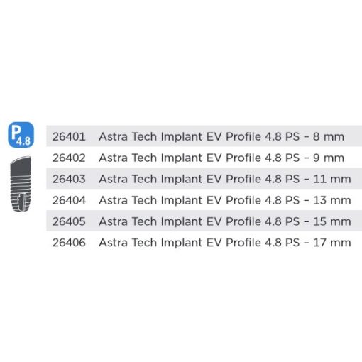 Astra Tech Implant EV Profile 4.8 PS OsseoSpeed