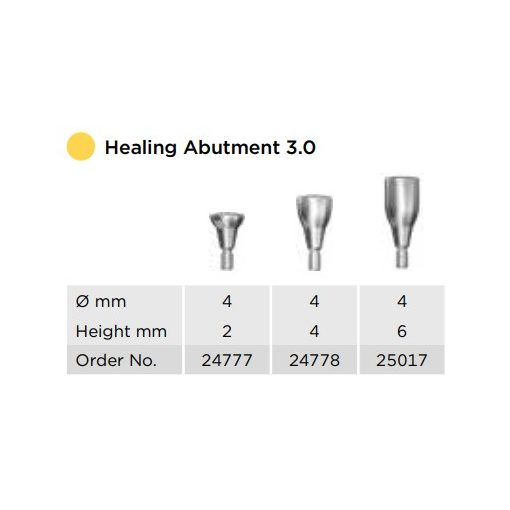 Healing Abutment XS 3.0