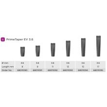 PrimeTaper EV S ⌀3.6 