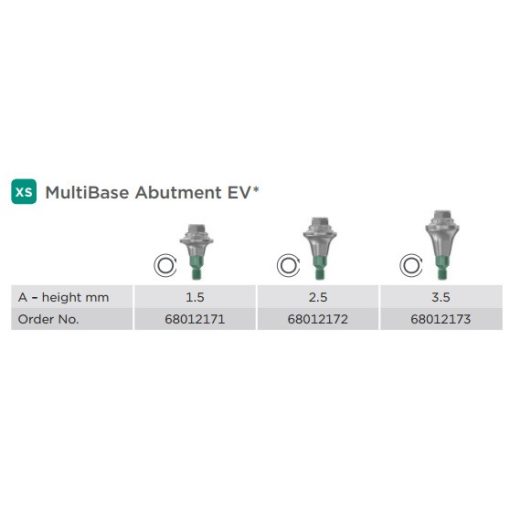 Multibase Abutment EV XS - 0°