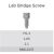 Multibase Lab Bridge Screw EV M1.4 (4 db)