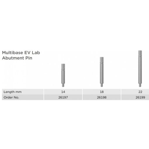 Multibase EV Lab Abutment Pin