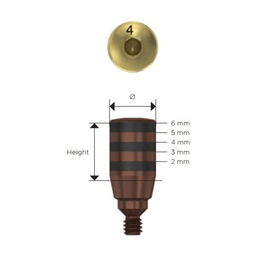 Healing Abutment EV M (4 mm ⌀)