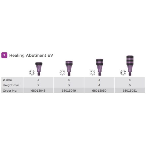 Healing Abutment EV S (4 mm ⌀)